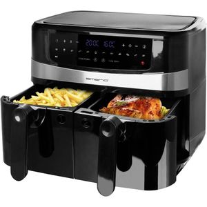 Emerio - AF-126672.4 - Heteluchtfriteuse - Zwart - 2x4,5L