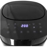 Emerio Airfryer XL 1300W - 7,2 Liter Heteluchtfriteuse - Regelbare thermostaat 40ºC tot 200ºC - BPA-Vrij en 8 Kookprogramma's - AF-129622.1 Zwart