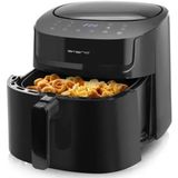 Emerio Airfryer XL 1300W - 7,2 Liter Heteluchtfriteuse - Regelbare thermostaat 40ºC tot 200ºC - BPA-Vrij en 8 Kookprogramma's - AF-129622.1 Zwart