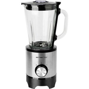 Emerio BL-130988 - Blender - Inhoud 1,5L – 500W - Glazen mengkan - RVS