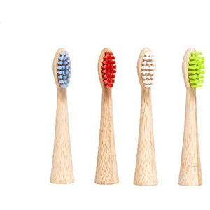 A Good Bamboe opzetborstels standaard (4-pack) voor Oral-B - meerkleurig