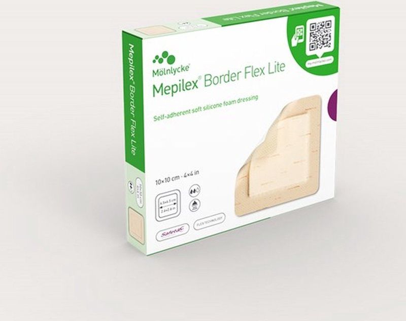 Mepilex - Border Flex Lite - Wondverband - Absorberend - Flexibel - Comfortabel