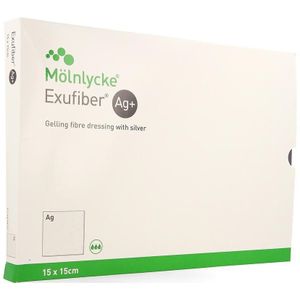 Exufiber AG+ 15x15cm 10 stuks