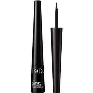 IsaDora Glossy Eyeliner waterproof eyeliner Tint 40 Chrome Black 2,5 ml