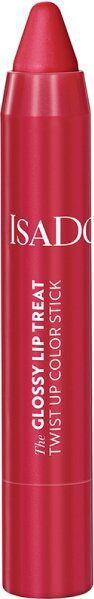 IsaDora - Glossy Lip Treat Twist Up Color - Hydraterende Lippenstift - Tint 12 Rhubarb Red - 3,3 g