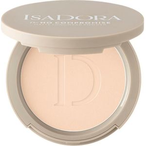 IsaDora The No Compromise Matte Longwear Powder Compacte Poeder voor Matte Uitstraling Tint 60 Neutral Porcelain 8 g
