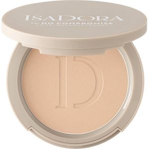 IsaDora - The No Compromise Matte Longwear Powder - 65 Neutral Beige - Poeder - Langhoudend