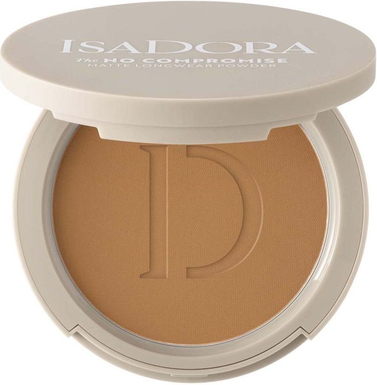 IsaDora - The No Compromise Matte Longwear Powder - 70 Neutral Tan - Geperst Poeder