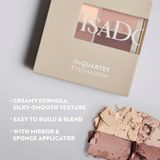 Isadora - Eyeshadow Quartet - 01 Muddy Nudes - Oogschaduwpalet