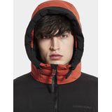 Pufferjack - Sabi Orange - Geweven Crinkle Nylon - Waterafstotend - Winddicht