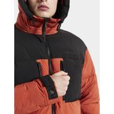 Pufferjack - Sabi Orange - Geweven Crinkle Nylon - Waterafstotend - Winddicht