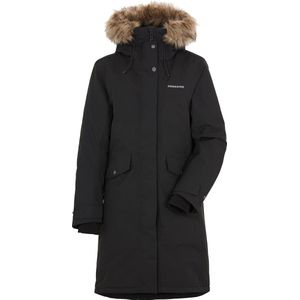 Didriksons Womens Erika Parka 3 Lange jas (Dames |zwart |waterdicht)