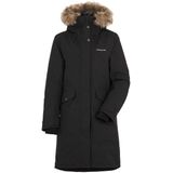 Didriksons Womens Erika Parka 3 Lange jas (Dames |zwart |waterdicht)