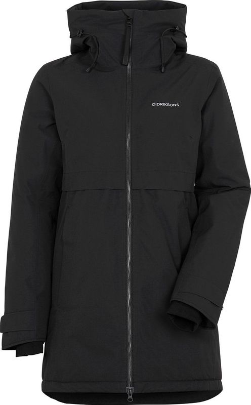 Didriksons - HELLE WNS PARKA 5 - Dames Outdoorjas - Zwart