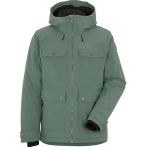Didriksons - Parka - Donkergroen - 100% Polyester - Waterproof