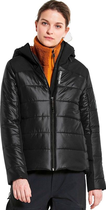 Didriksons - Carolina - Winterjas - Zwart - Gewatteerd Puffer Jack