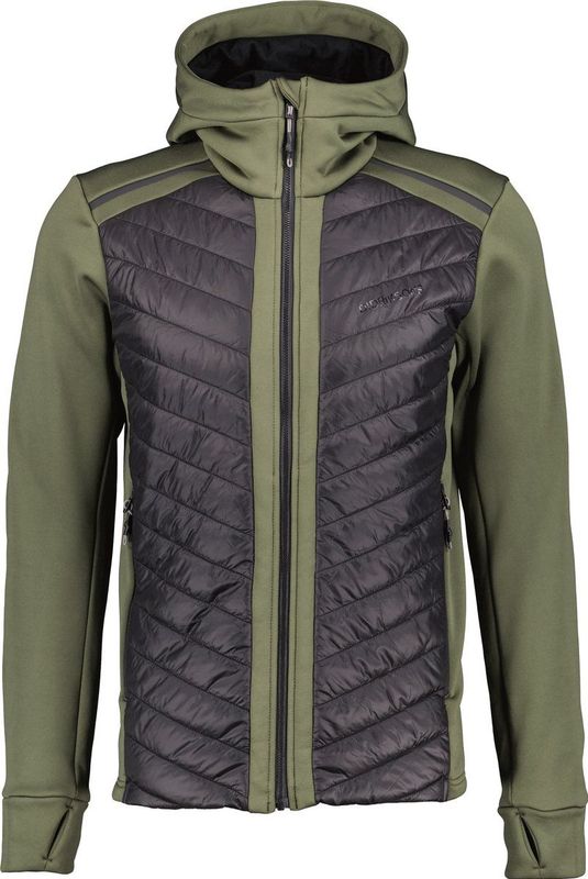 Didriksons Hybridjacke, mit Kapuze