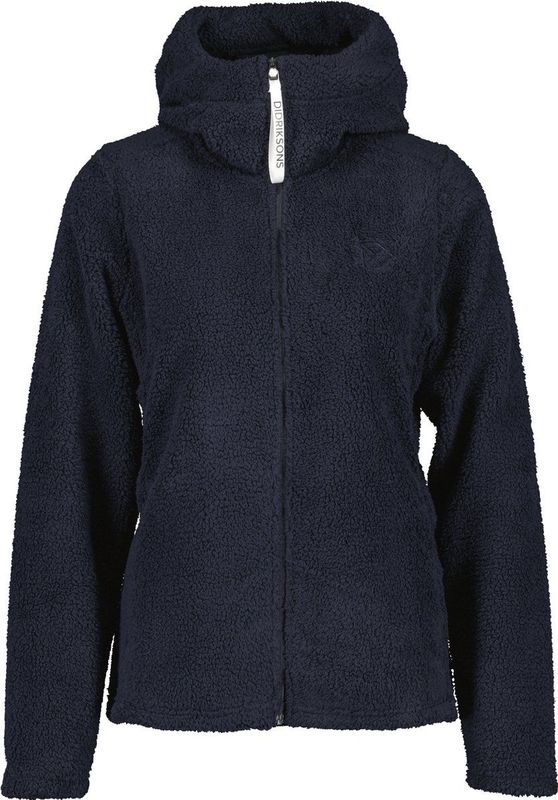 Didriksons Womens Anniken Full Zip 2 Fleecevest (Dames |blauw)