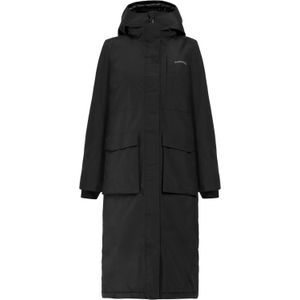 Didriksons - LEYA - Dames Outdoorjas - Black - Gewatteerde Parka - Wind- en Waterdicht