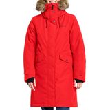 Didriksons Womens Erika Parka 3 Lange jas (Dames |rood |waterdicht)