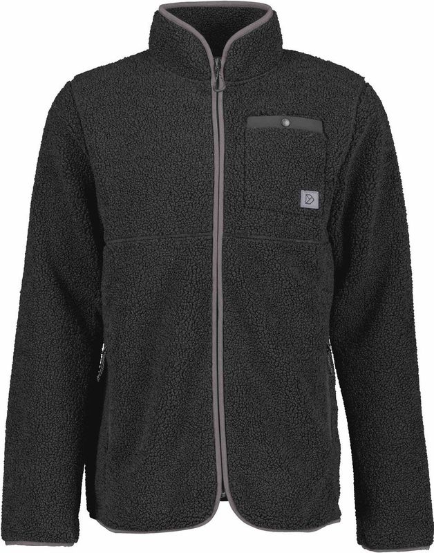 Didriksons - Phoenix Fullzip - Fleecevest - Zwart