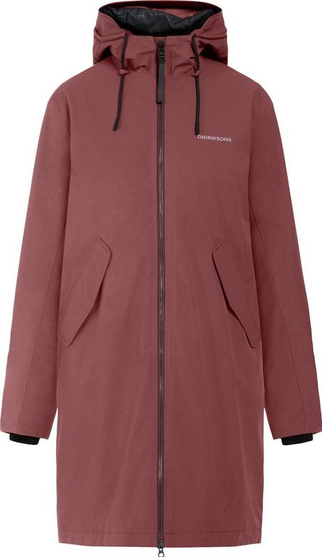 Didriksons FIA WNS PARKA Dames Outdoorjas Old rust