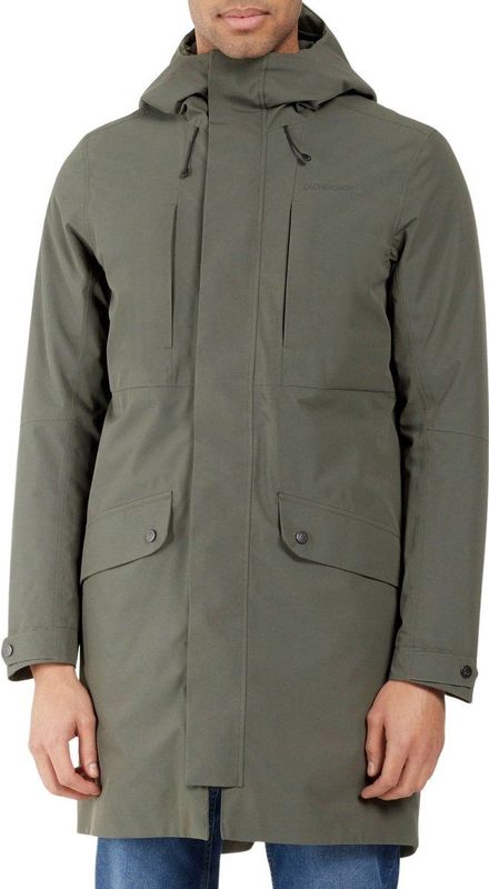 Didriksons FALKE USX PARKA Heren Outdoorjas - Deep Green