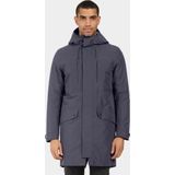 Didriksons FALKE USX PARKA Heren Outdoorjas - Dark Night Blue