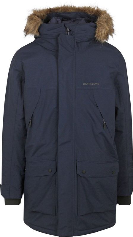 Didriksons Rick Jas Navy Heren Parka'