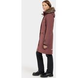 Didriksons Womens Erika Parka 3 Lange jas (Dames |bruin |waterdicht)