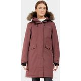 Didriksons Womens Erika Parka 3 Lange jas (Dames |bruin |waterdicht)