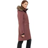 Didriksons Womens Erika Parka 3 Lange jas (Dames |bruin |waterdicht)