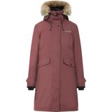 Didriksons Womens Erika Parka 3 Lange jas (Dames |bruin |waterdicht)