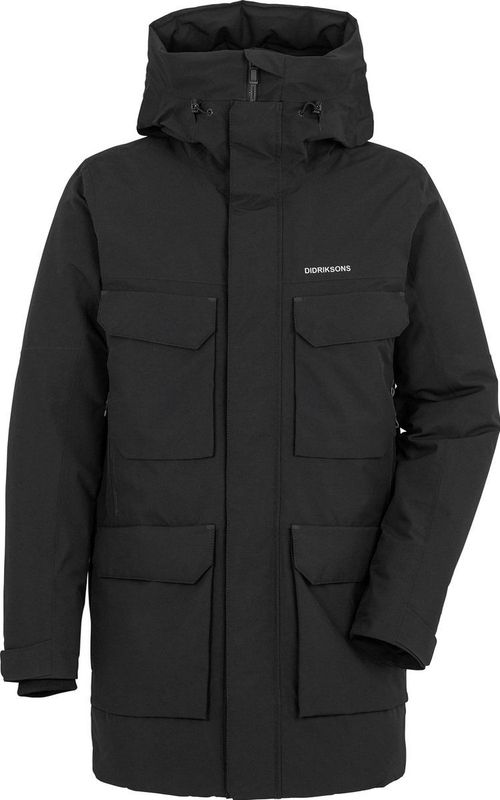 Didriksons - DREW USX PARKA 8 - Heren Outdoorjas - Zwart
