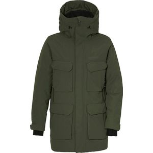 Didriksons DREW USX PARKA 8 Heren Outdoorjas Deep Green