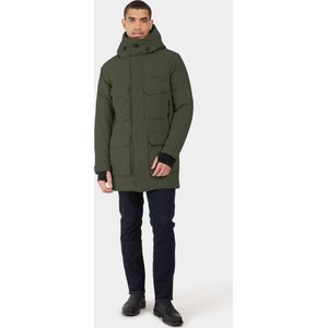 Didriksons DREW USX PARKA 8 Heren Outdoorjas - Deep Green