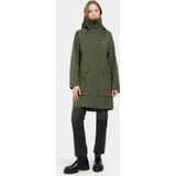Didriksons - Ilma Parka 8 - Lange Jas - Olijfgroen - Waterdicht