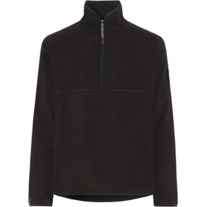 Didriksons - Hannes - Fleece Trui - Zwart - 100% Gerecycled Polyester