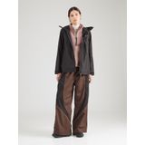 Didriksons - TILDE - Outdoorjas - Lichtgrijs / Zwart