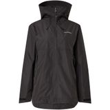 Didriksons - TILDE - Outdoorjas - Lichtgrijs / Zwart