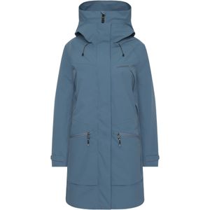 Didriksons - ILMA WNS PARKA - Dames Outdoorjas - True blue - Waterdicht