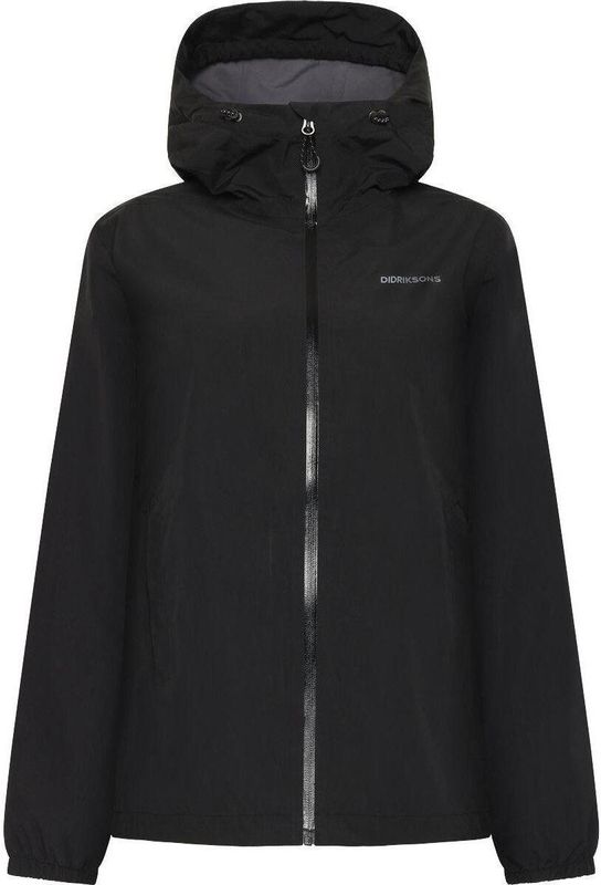 Didriksons - Varja Jacket - Regenjas - Zwart - Waterdicht