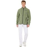 Didriksons Phoenix Fullzip Fleecevest (Heren |olijfgroen)