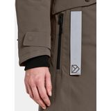Didriksons - Erika Parka 3 - Lange Jas - Bruin/Grijs - Waterdicht