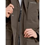Didriksons - Womens Harriet Parka - Lange Jas - Bruin - Waterdicht