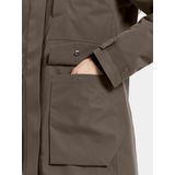 Didriksons - Womens Harriet Parka - Lange Jas - Bruin - Waterdicht