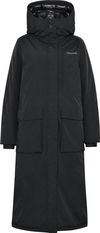 Didriksons - Leya Parka 4 - Lange Jas - Zwart - Waterdicht