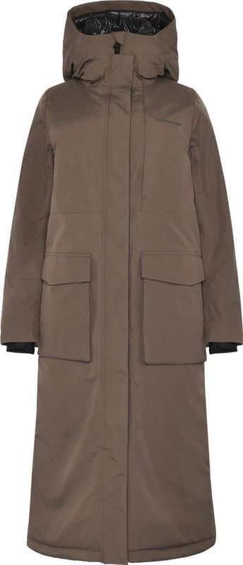 Didriksons - Leya - WNS Parka - Mocha Brown - Dames Outdoorjas