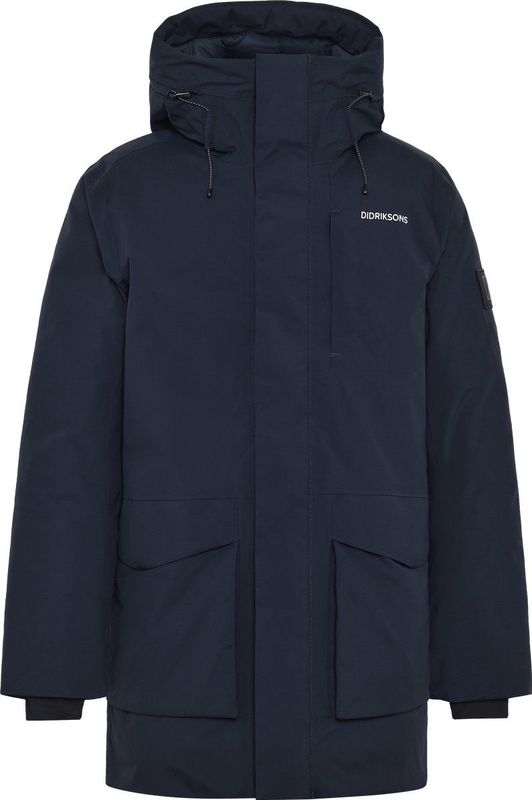 Didriksons - AKILLES USX PARKA 2 - Heren Outdoorjas - Dark Night Blue
