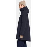 Didriksons - Helle Parka 6 - Lange Jas - Blauw - Waterdicht
